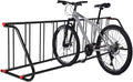 Commercial Grid Bike Rack for 10 Bikes, Heavy Duty Metal Bicycle Parking Rack for Mountain, Hybrid, or Kids’ Bikes, Outdoor Bike Stand Floor for Garage Retail School Backyard Bicycle Shop, Single Side