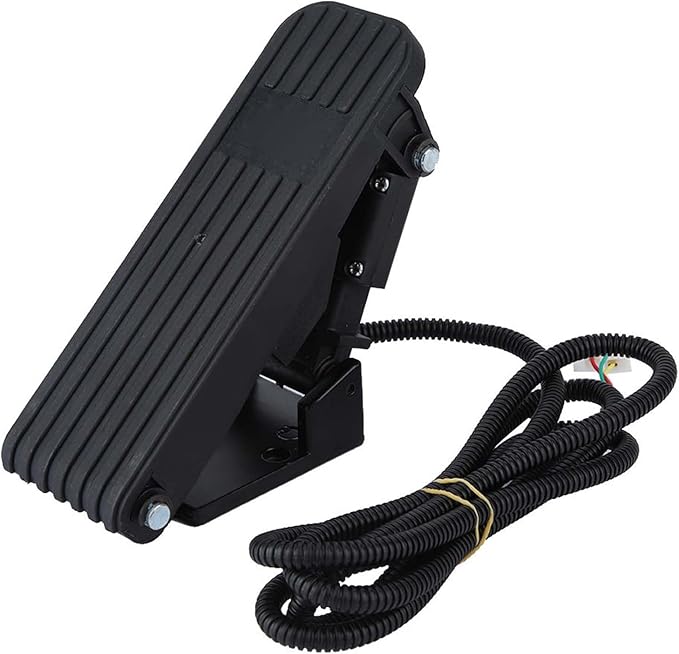 Variable Speed Foot Pedal, Universal Foot Pedal Control Switch, Brake Foot Pedal with 4.9ft Cable for Electric Scooter, Dirt Bike, Kart, ATV, Tricycle