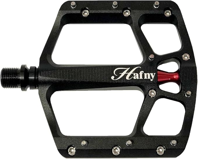 Hafny Aluminum Bike Pedals, CNC machined, Wide Sturdy Platform, HF-1400