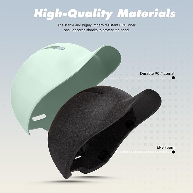 Shinmax Bike Helmet - Lightweight Adjustable Baseball Cap Style Cycling Helmet with Long Visor, Reflective Strip, for Urban Commuter, Mountain & Road Biking