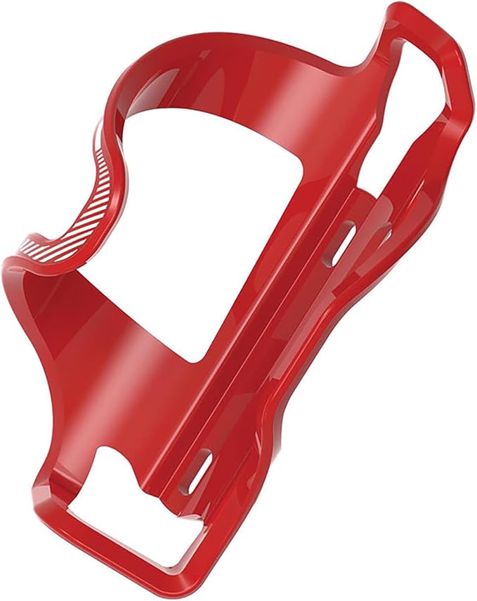 LEZYNE Flow Cage SL Enhanced Bike Water Bottle Cage - Side Load Bicycle Bottle Holder, Composite Matrix, Left/Right Options, Compact Frame Cycling Accessory - Right - Red