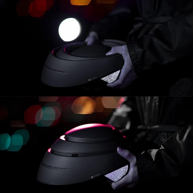 CLOSCA. Foldable Helmet. The Bike Helmet for Women and Men. Certificate for Bicycle, Scooter, Electric Bicycle, Inline Skates and Skateboards.