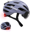 Lumdeer RC1 Bike Helmet for Adults - Superior 24 Airflow Road Cycling Bicycle Helmet Lightweight, USB Rechargeable Light, Ajustable Dial &Strap, Magnetic Goggles or Visor