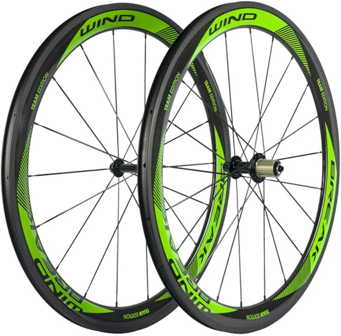 SunRise Bike Carbon Fiber Road Wheelset Clincher Wheels 50mm Depth R13 Hub Decal Bicycle Rims