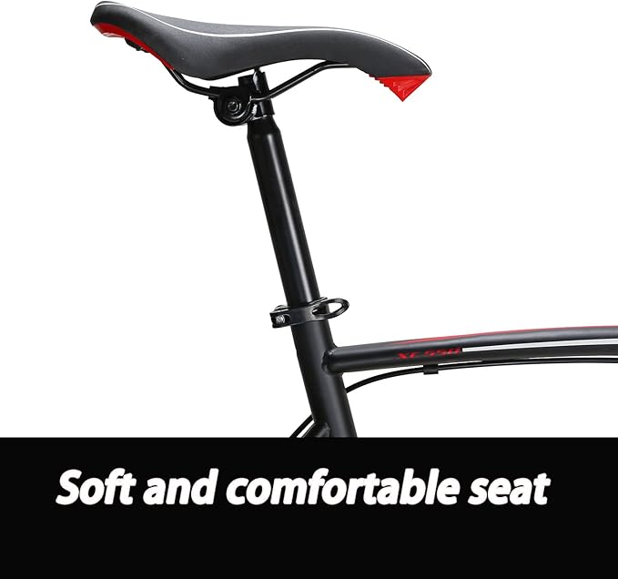 EUROBIKE Road Bike,21 Speed Bicycle with Disc Brake,700C Wheels Road Bikes for Men or Women,49cm/54cm Frame for Adult Cycling Bicycle