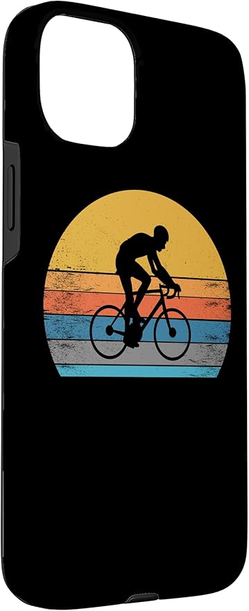 Racing Road Bike Vntage Cycling Riding Racing Bike Bicycle Case for iPhone 15 Plus