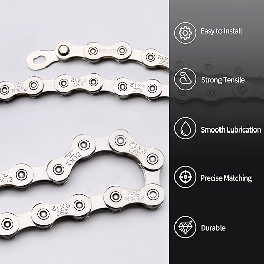 12 Speed Bike Chain, Bike Chain for Road Mountain Racing Cycling