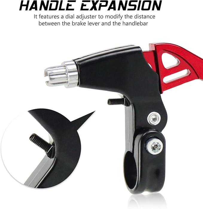 V-Type Bike Brake Set, Complete Universal Bike Front and Rear MTB Brake, Bicycle Brakes, Inner and Outer Cables, Include Brakes Lever Calipers Multi-Tool Wrenches