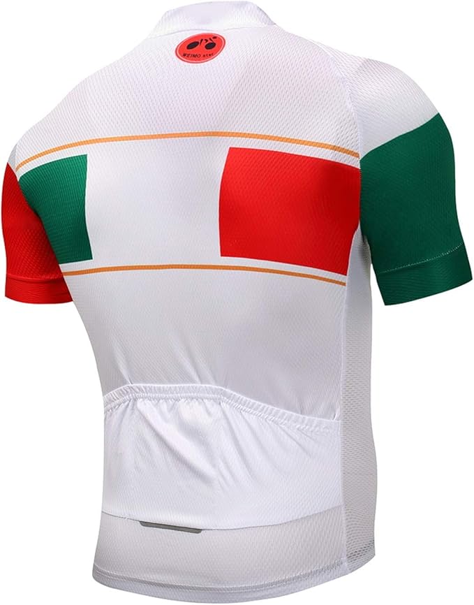 Cycling Jerseys Men Bicycle Short Sleeve Summer Shirt Bike Biking Tops Riding Clothing Flag