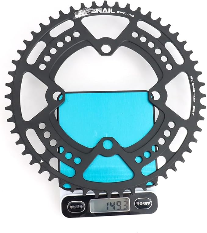 CYSKY 104 BCD Chainring 30T to 52T Narrow Wide Chainring with Sprocket Bolts for 1x Set-up Road Bike Mountain Bike BMX MTB Gravel Ebike