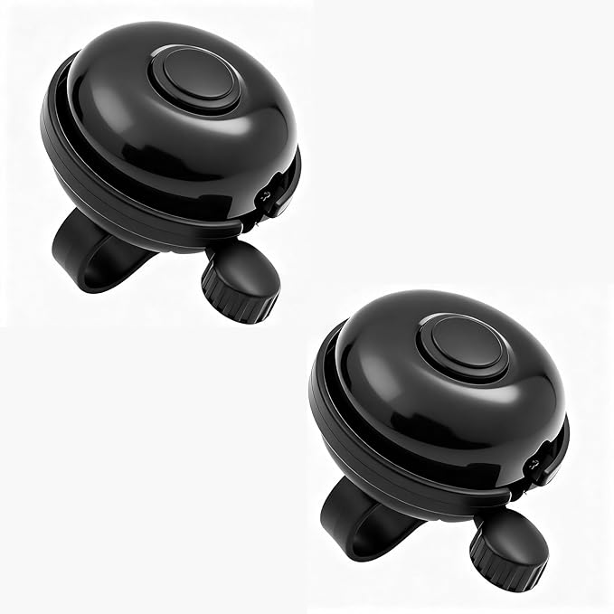 1 Pack Classic Aluminum Bike Bell – Loud, Crisp & Clear Sound for Adult Bikes