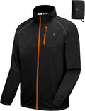 Little Donkey Andy Men's Cycling Jacket, Waterproof Lightweight Windbreaker, Packable