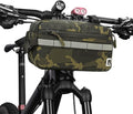 ROYALFAIR Waterproof Bike Handlebar Bag (Green Camo)