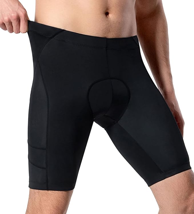 Men's Cycling Shorts Padded Biking Cycle Clothes Bike Riding Pants Bicycle Mountain Bike Tights UPF 50+