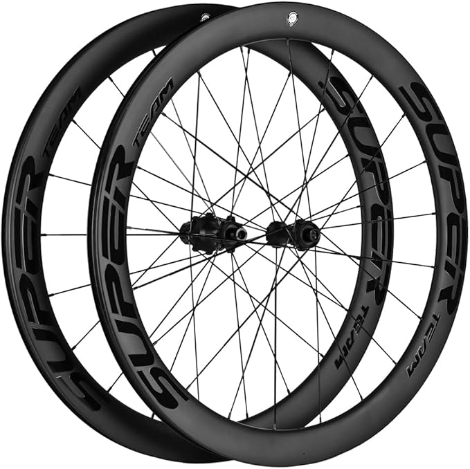 SUPERTEAM Carbon Disc Wheel 50T-28 Tubeless 700C Bike Wheels