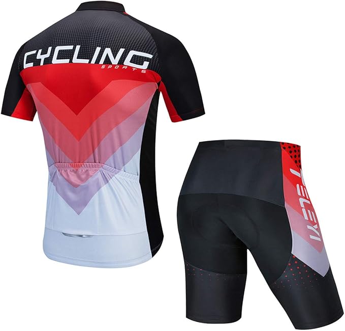 Cycling Jerseys Sets Short Sleeve Bike Clothing Suits Bicycle top Men MTB Jersey Breathable Summer