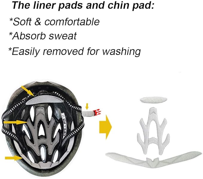 UPANBIKE Adult Bike Helmet - One-Piece Adjustable Safety Protection for Mountain & Road Bikes