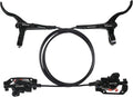BUCKLOS Mountain Bike Disc Brake kit, MTB Mechanical Line Pulling Disc Brakes Caliper with Aluminum Alloy Levers /160mm Rotor,/is/PM Universal Adapter for Ebike/Folding Bike/Scooter/Fat Bike