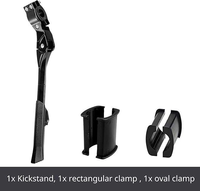 N+1 Adjustable Rear Side Kickstand for Mountain, eBike, Road, City & Heavy Bikes - 26"-29" Inch