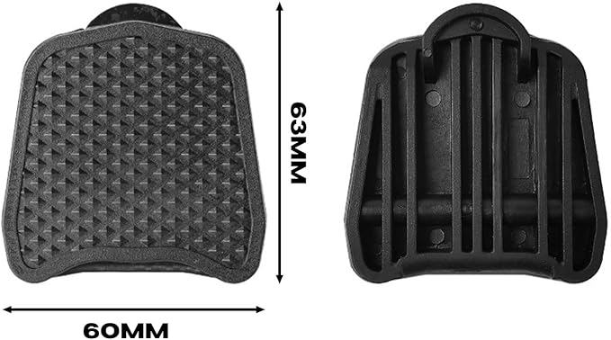 Thinvik Bike Clipless Pedal Adapters for Look Keo Sprint/Classic/Max Carbon/Blade Carbon Ti Clipless Pedal Convert to Universal Platform Pedal