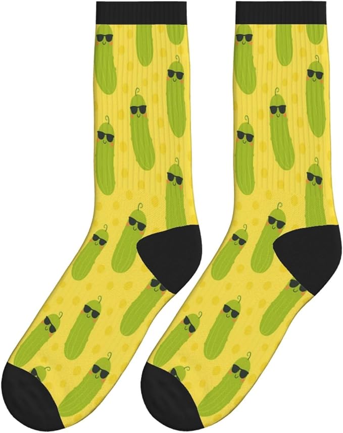Crew Athletic Socks Funny Crazy Casual Sports Novelty Dress Socks for Women Men Running Hiking