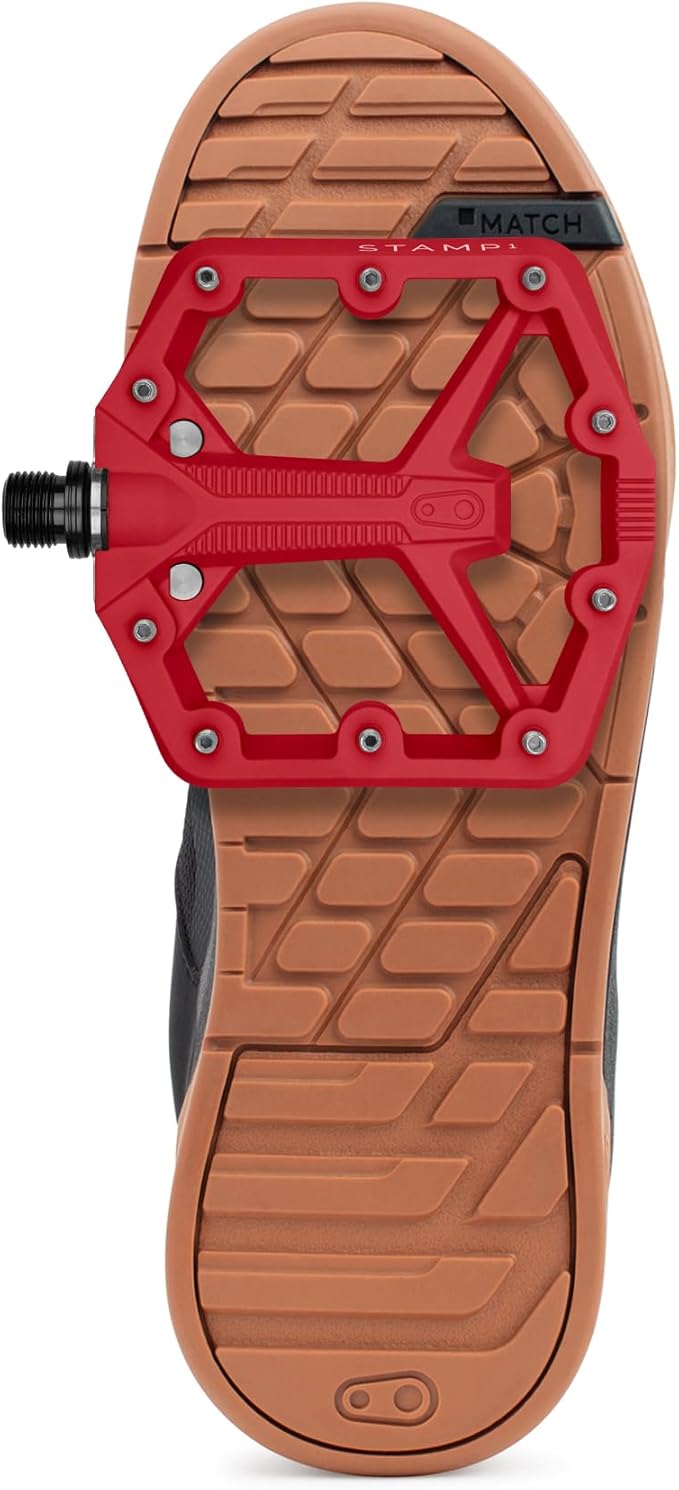 Crankbrothers Stamp Flat MTB Pedals - Size-Specific, Lightweight, Versatile, Durable Bike Pedals