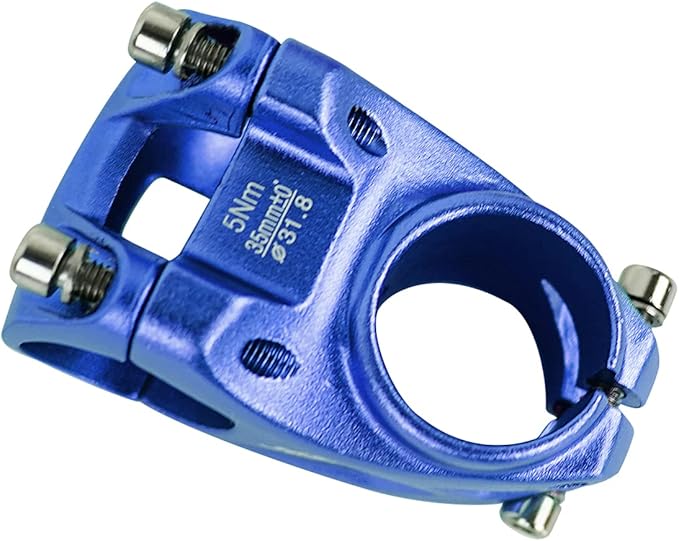 JGbike 31.8mm MTB Bike stem 35mm Length, Aluminum Alloy Stem for Mountain Bike Bicycle MTB XC Trail DH,e-Bike, Fat Bike Bicycle Handlebar