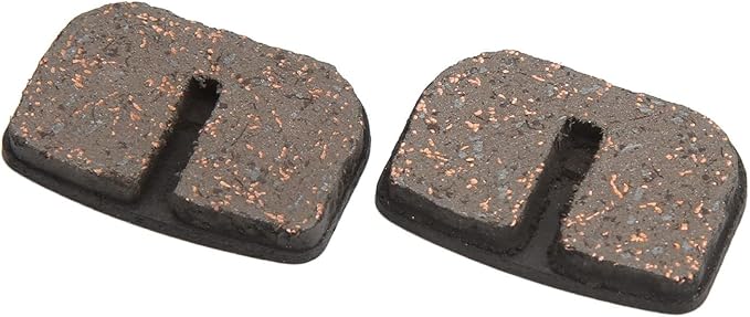 Bike Brake Pads Set Excellent Heat Dissipation Water Resistance for Competitive Roads Copper Fiber, Steel Back Plate