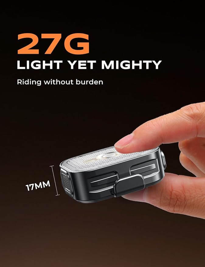 2026 Ultra Slim Bike Lights with Reflectors, 8+6 Modes Bike Headlight and Tail Light Assemblies Motorcycle, IP65 Waterproof & Dual USB-C 1-2 Hrs Fast Charge Bike Lights for Night Riding Cycling