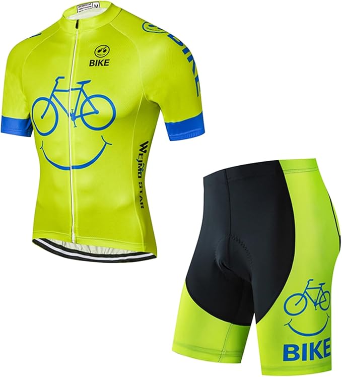 Cycling Jersey Men Full Zip Bike Shirt Racing Top Bicycle Clothing