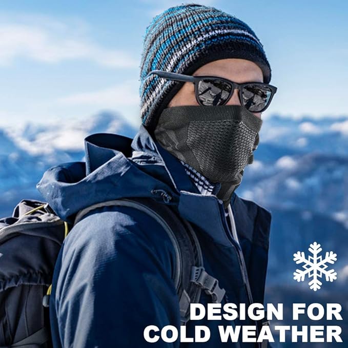 WTACTFUL Winter Neck Warmer Gaiter Windproof Face Mask Balaclava Bandana for Ski Snowboard