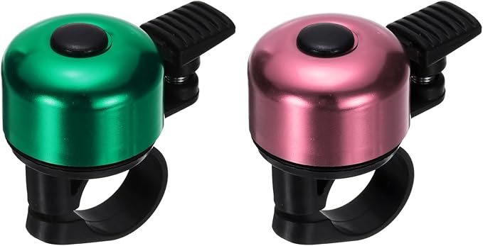 HARFINGTON Bike Bell Mini Bicycle Bell with Loud Crisp Clear Sound Bike Ring Bell Aluminum Bike Accessories