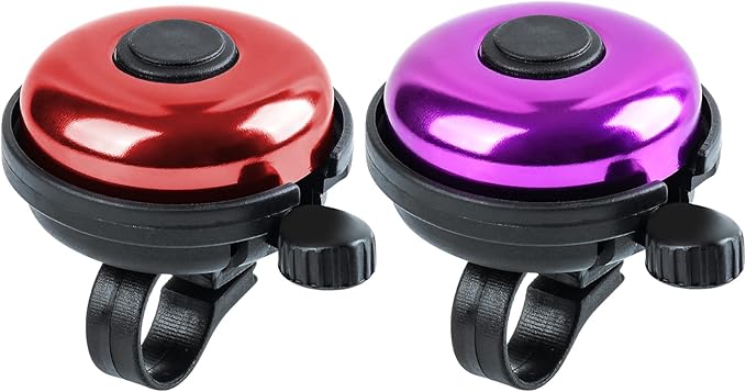 Classic Bike Bell, Aluminum Bicycle Bell, Loud Crisp Clear Sound Bicycle Bike Bell for Adults Kids
