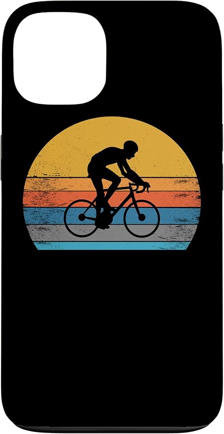 Racing Road Bike Vntage Cycling Riding Racing Bike Bicycle Case for iPhone 13