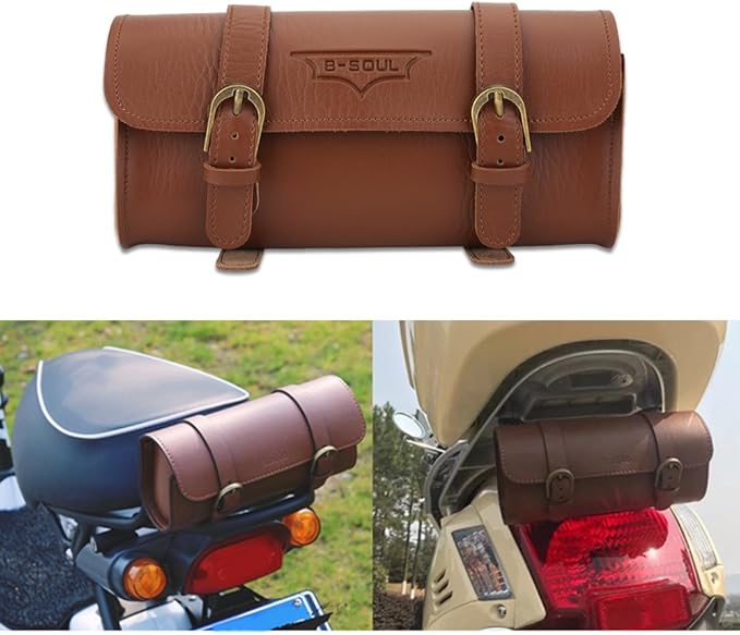 Tbest Retro Brown Wicker Accessories,Retro Artificial Leather ycle Front Frame Bag Pouch Cycling Accessory Leather Bag alforjas bicicleta vintage leather bag