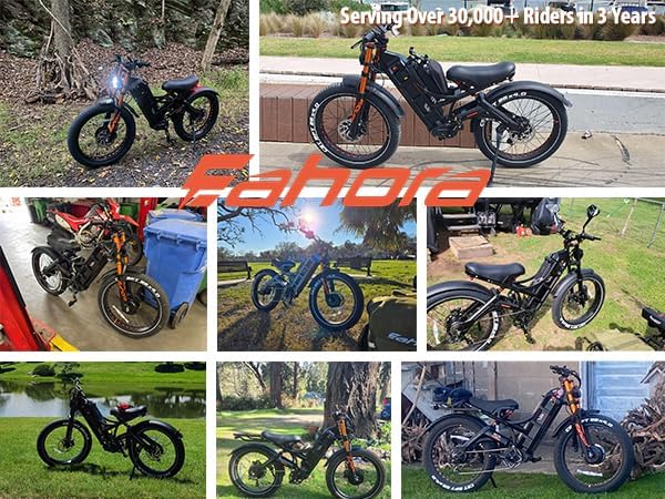 eAhora Romeo Pro 3 Electric Bike - [2026 Latest] 50MPH 5600W Dual Motor 60V 80AH 250Miles Long Range Ebike for Adults, 26" * 4.0 Fat Tire Fast Electric Mountain Bike Full Suspension Off-Road E-Bike
