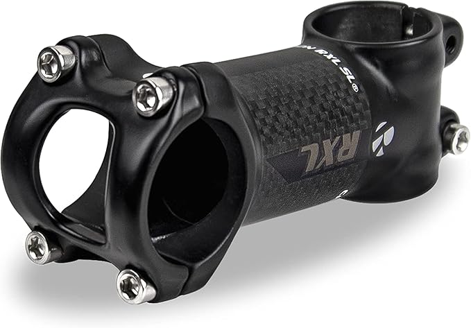 RXL SL MTB Bike Stem 1-1/4"Carbon Fiber+Aluminum Alloy Road Bike Carbon Handlebar Stem 6 Degree Mountain Bike for Cycling 60mm,70mm,80mm,90mm,100mm,110mm,120mm Bicycle Part