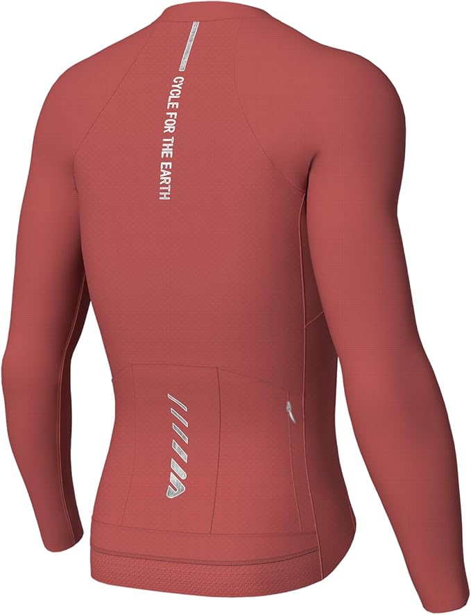 Lo.gas Cycling Jersey Men Short Sleeve, Road Bike Jerseys Full Zipper with Pockets, Bicycle Clothing Breathable Quick Dry
