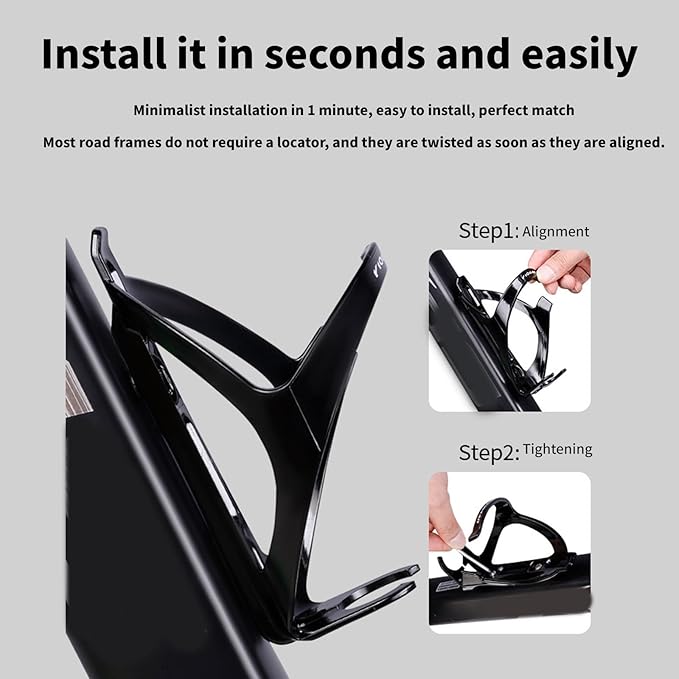 Bicycles Bottles Cage Light Weight Bike Holder Water Bottle for Road and Mountain Easily Installation Bike Cage Rack Sports and Outdoor Accessory Holder