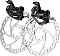 RUJOI Bike Disc Brake Kit, Aluminum Front and Rear Caliper, 160mm Rotor, Mechanic Tool-Free Pad Adjuster for Road Bike, Mountain Bike …