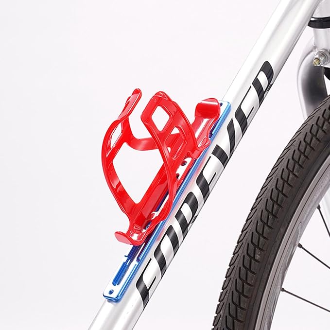 PLATT Bike Alt-Position Bottle Cage Mounts,Bike Bottle Cage Adapter,Bicycle B-RAD Mounting Base (Blue,3Slot)