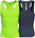 Lo.gas Sleeveless Cycling Jersey Men, Biking Base Layer Breathable and Lightweight with Back Pocket Sports Vest