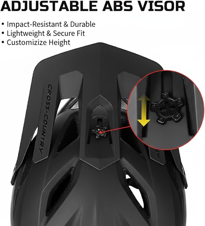 BATFOX Full Face Mountain Bike Helmet for Men Women Adult Helmet Downhill DH BMX MTB