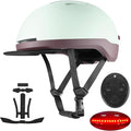 Urban-Smart Bike Helmet for Adult - Front & Rear LED Lights | Turn Signals Remote Control | Brake Warning Light | Removable Visor | Men Women Commuter Bicycle Helmet for E-Bike & Cycling