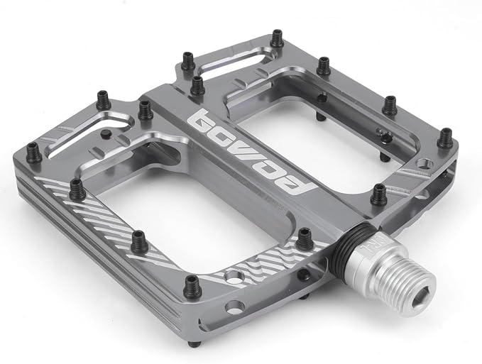 Bike Pedals 9/16" Lightweight Non-Slip Bicycle Platform Pedals - Fits Most Adult Bikes & Mountain Bikes &MTB, Road Bikes and Slip-Resistant Design