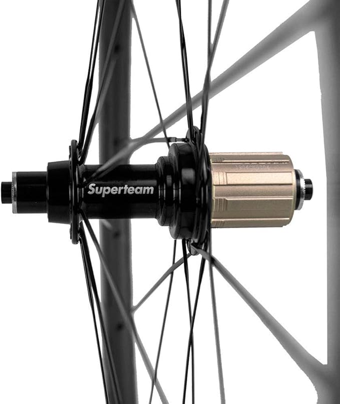 Superteam 50/25mm UD Matte Finish Wheel 700c Carbon Wheelset Tubeless(Black)