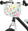 ANZOME Bike Basket for Girls, Children's Front Bike Decoration Accessory for Girls & Boys Gift Fits Most Children's Bikes Like Tricycle, Balance Bike, Scooter