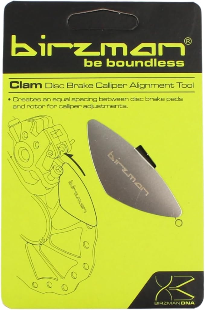 Birzman Clam 3pc Set | Durable Disc Brake Tool – Precision Maintenance for Cyclists | Break Adjustments | Road, MTB & Gravel Bike Disc Brake Calliper Alignment Tool