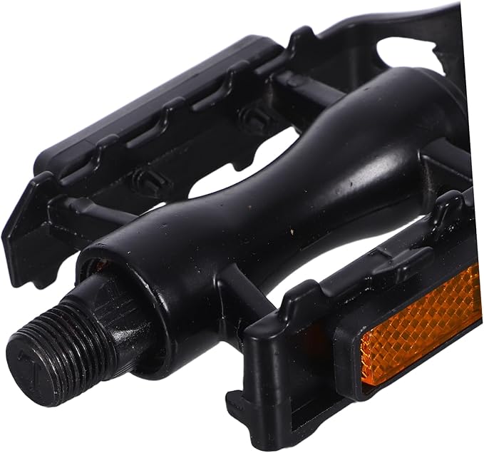 UPKOCH 1pair Aluminum Bike Pedals Platform Pedals Slip Spikes Ball Bearings for Night Riding Safety