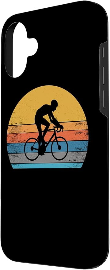 Racing Road Bike Vntage Cycling Riding Racing Bike Bicycle Case for iPhone 16 Plus